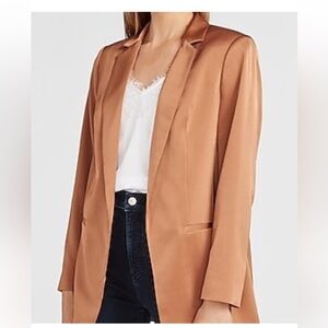 Express satin blazer